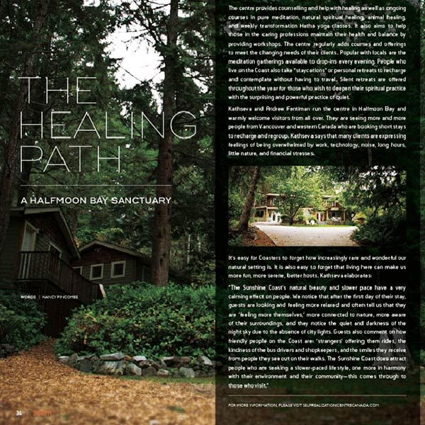 Zoom Magazine: The Healing Path - A Halfmoon Bay Sanctuary