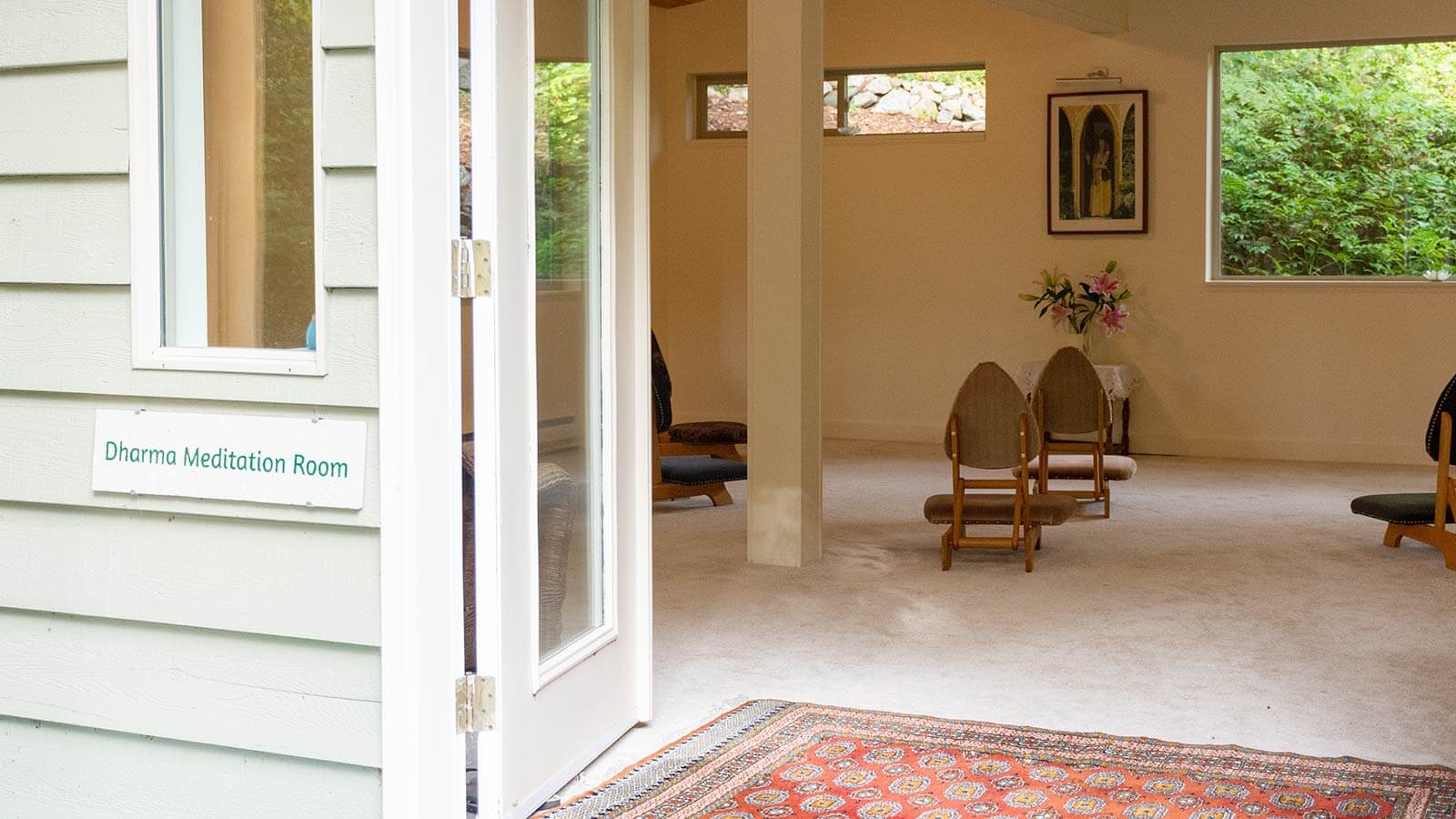 Group Gatherings in the Dharma Meditation Room - Halfmoon Bay, BC